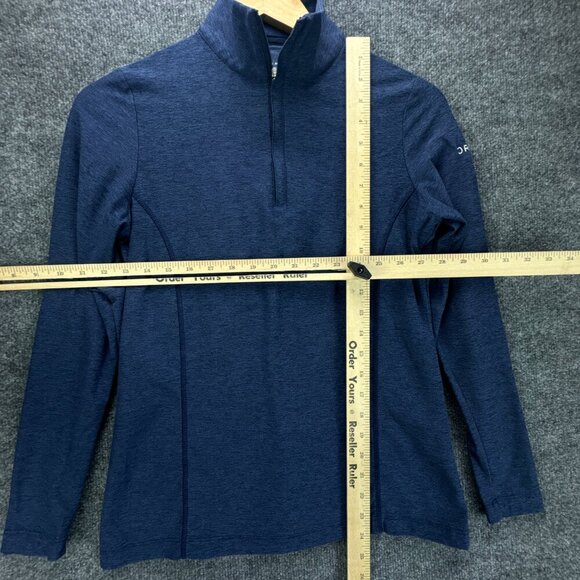 Peter Millar Top Womens Small Blue 1/4 Zip Pullover Golf‎ Korn Ferry Tour - Picture 8 of 15